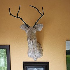 DIY Deer Head Art DIY Deer Head Art