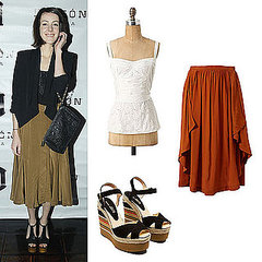 How to Wear a Midi Skirt