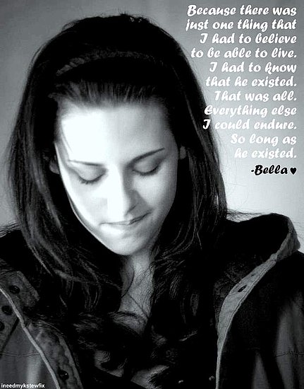 kristen stewart bella new moon. Bella quotes in New Moon.