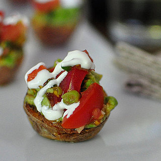 Mini Potatoes With Tomato-Avocado Salsa Recipe