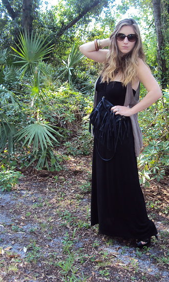 LBD Long Black Dress