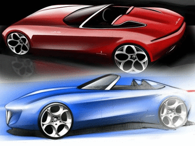 2010 Pininfarina Alfa Romeo Sports Car Spider Concept