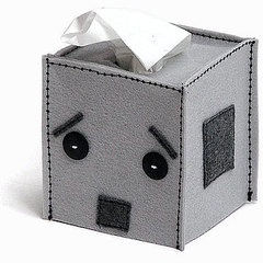 Minecraft and Robot Tissue Box Covers by Snotty Bots