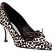Manolo Blahnik Libru spotted pony pump