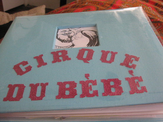 Olivia's Cirque du Bebe scrapbook