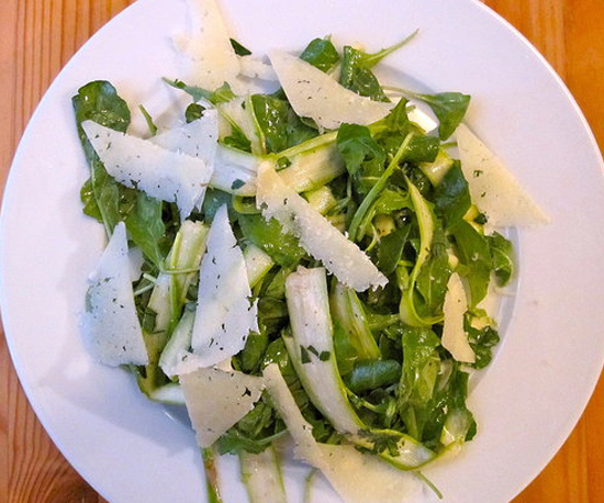 Shaved Asparagus With Manchego Cheese Shaved Asparagus With Manchego Cheese