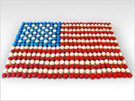 Giant Minis Cupcake Flag From Baked by Melissa