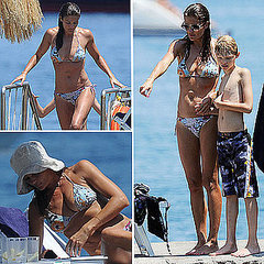 Helena Christensen Floral Bikini Helena Christensen Floral Bikini