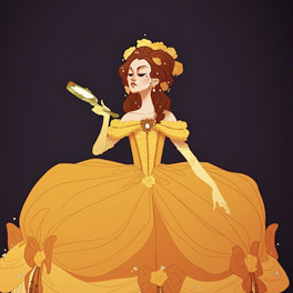 Historical Versions of Disney Princesses by Claire Hummel