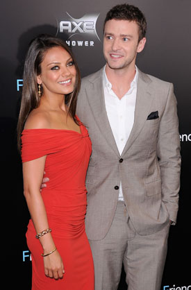 Justin Timberlake and Mila Kunis Friends With Benefits Junket