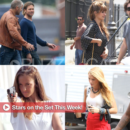 Brad Pitt, Penelope Cruz, Blake Lively, and More Stars on Set This Week! Brad Pitt, Penelope Cruz, Blake Lively, and More Stars on Set This Week!