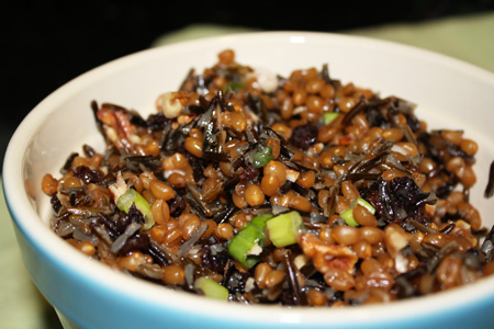 Vegan Wild Rice and Wheat Berry Salad Vegan Wild Rice and Wheat Berry Salad