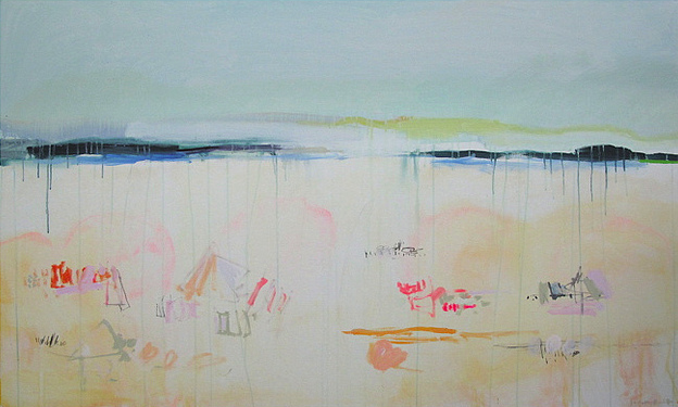 Invest in some original abstract beach landscape artwork like this Long Beach painting by Sally King Benedict. Invest in some original abstract beach landscape artwork like this Long Beach painting by Sally King Benedict.