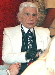 Karl Lagerfeld Without Sunglasses [Pictures]