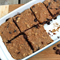 Banana-Carob Protein Bar Recipe Banana-Carob Protein Bar Recipe
