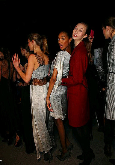 Karlie Kloss and Jourdan Dunn