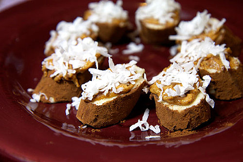 Preworkout Snack: Cocoa Almond Coconut Crusted Bananas