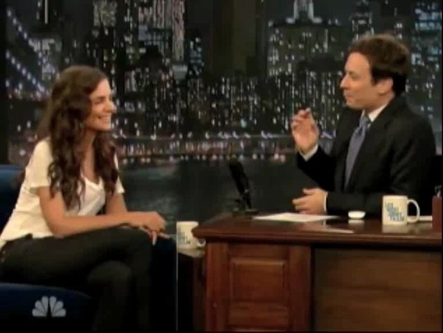 Katie Holmes Shows Off Her Dancing While Driving Skills