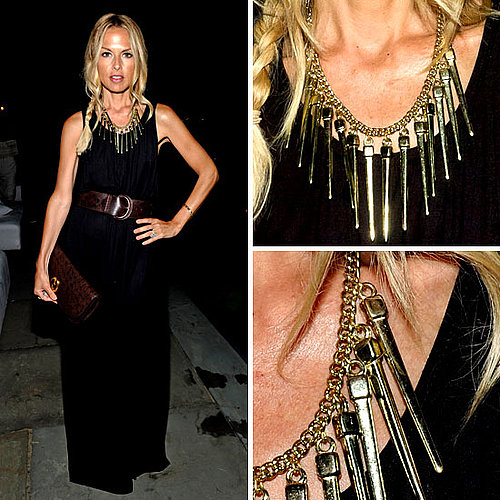 Rachel Zoe Style: Black Dress and Necklace