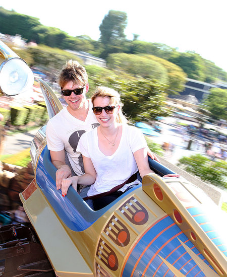 Chord and Emma Ride the Rollercoaster of Love at Disneyland Chord and Emma Ride the Rollercoaster of Love at Disneyland