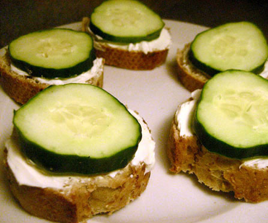 Cucumber Cream Cheese Nibblers Cucumber Cream Cheese Nibblers
