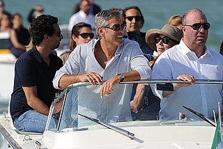 George Clooney Arriving in Venice For Film Festival