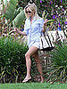 Reese Witherspoon Pictures Running Errands in a Blue Top