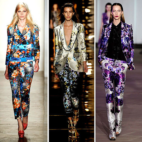 Printed Suits Trend at 2012 New York Fashion Week