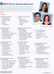 Printable Emmy Ballot 2011 Printable Emmy Ballot 2011