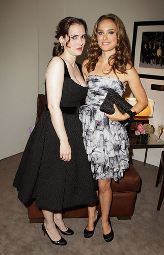 Winona Ryder cozied up to costar Natalie Portman at the 2010 TIFF premiere of their Oscar-winning film Black Swan.
Winona Ryder cozied up to costar Natalie Portman at the 2010 TIFF premiere of their Oscar-winning film Black Swan.