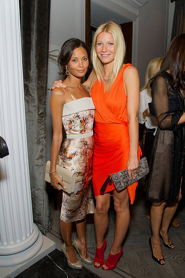 Gwyneth Paltrow and Thandie Newton at a Coach dinner in London.
Gwyneth Paltrow and Thandie Newton at a Coach dinner in London.