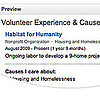 Adding Volunteer Work to LinkedIn