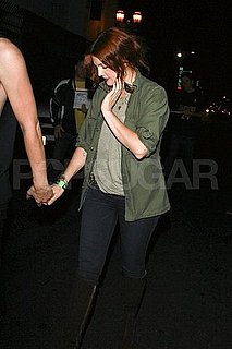 Drew Barrymore Pictures Leaving Playhouse in LA