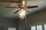 Bubble Chandelier Meets Fan