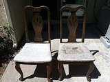DIY Chair Pair Before and After