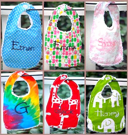 Limited time offer - $8 Personalized Baby Bibs