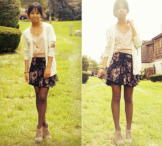 Cozy Sweaters & Floral Skirts