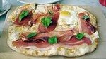 Egg Pizza at Little Dom's