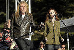Robert Plant and Patty Griffin of Band of Joy