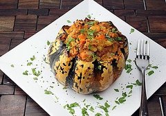 Sausage Stuffed Squash