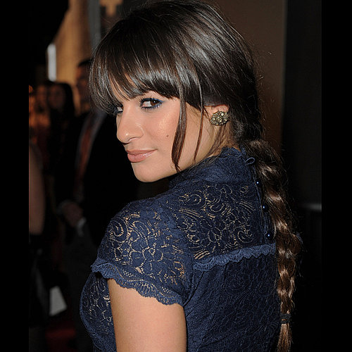 Lea Michele Double Braids