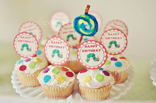 Homemade Caterpillar-Themed Cupcakes Homemade Caterpillar-Themed Cupcakes