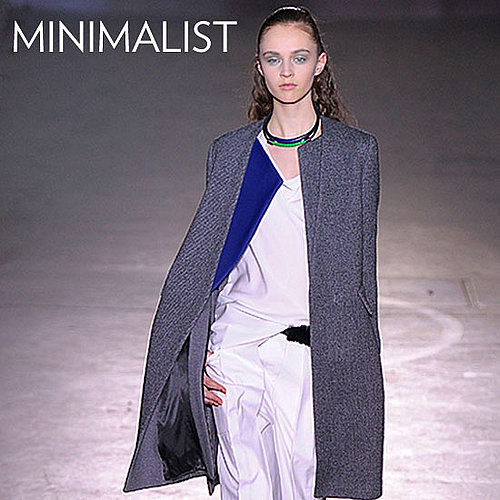 Why we love it: Minimalist, understated coats are a wardrobe mainstay. You can invest in a great version, like Phillip Lim's, and rest-assured that the clean lines and classic shape isn't going anywhere.
How to wear it: Be sure to look for a fit that sits snugly on the shoulders to flatter, then opt to wear it with menswear-inspired separates for a sleek, tomboy finish.
Shop the runway:
3.1 Phillip Lim Wool-Blend Twill Coat ($1,100)
Why we love it: Minimalist, understated coats are a wardrobe mainstay. You can invest in a great version, like Phillip Lim's, and rest-assured that the clean lines and classic shape isn't going anywhere.
How to wear it: Be sure to look for a fit that sits snugly on the shoulders to flatter, then opt to wear it with menswear-inspired separates for a sleek, tomboy finish.
Shop the runway:
3.1 Phillip Lim Wool-Blend Twill Coat ($1,100)