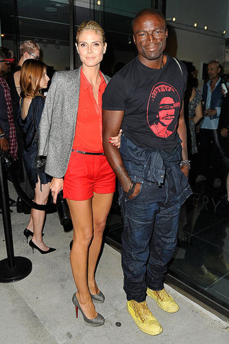 Heidi Klum and Seal at Rankin and Hirst Opening Pictures