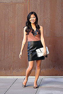 Street Style: Inexpensive Leather Skirts