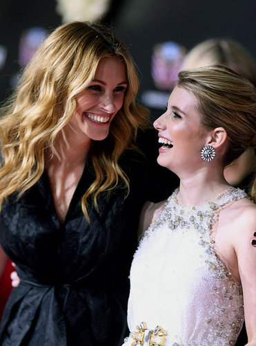 Julia Roberts and niece Emma laughed it up on the red carpet during the Valentine's Day premiere in 2010.
Julia Roberts and niece Emma laughed it up on the red carpet during the Valentine's Day premiere in 2010.