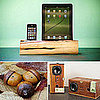 Natural and Wooden Portable Speakers