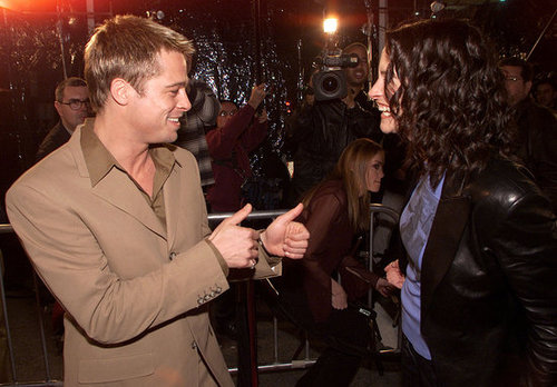 Brad Pitt gave Julia Roberts his seal of approval at the premiere of The Mexican in 2001.
Brad Pitt gave Julia Roberts his seal of approval at the premiere of The Mexican in 2001.