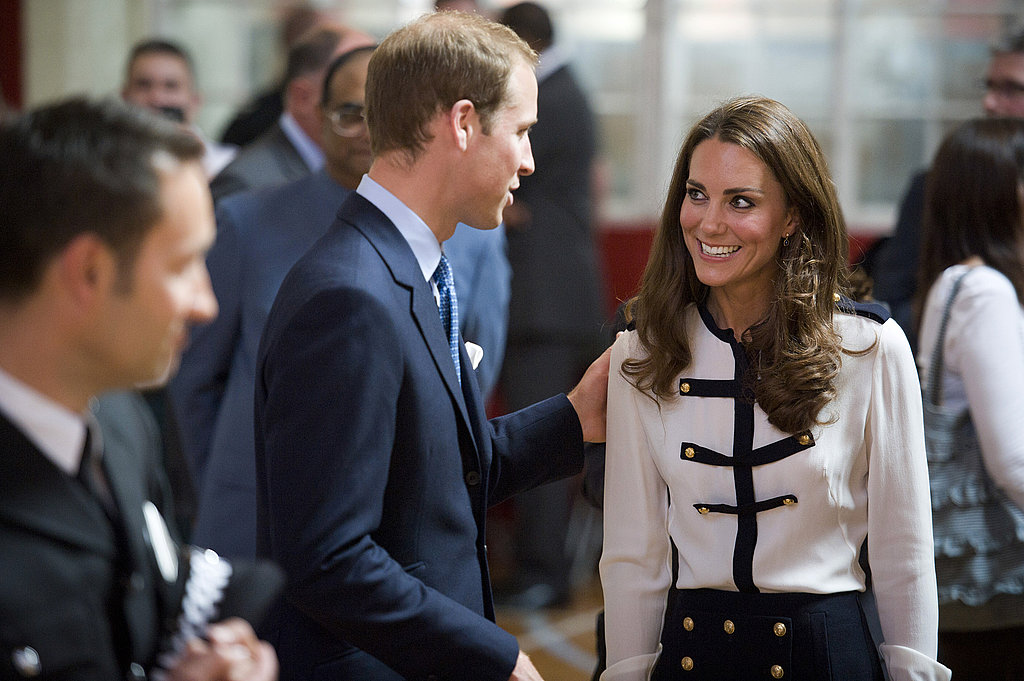Kate flashed William a smile in London in 2011.
Kate flashed William a smile in London in 2011.