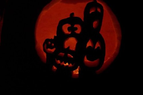 5 Little Pumpkins Sitting on A Gate